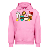 Fuchsia Pink Softball coffee cups Urban Hoodie - Artiststas