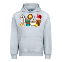 Heather Grey Softball coffee cups Urban Hoodie - Artiststas