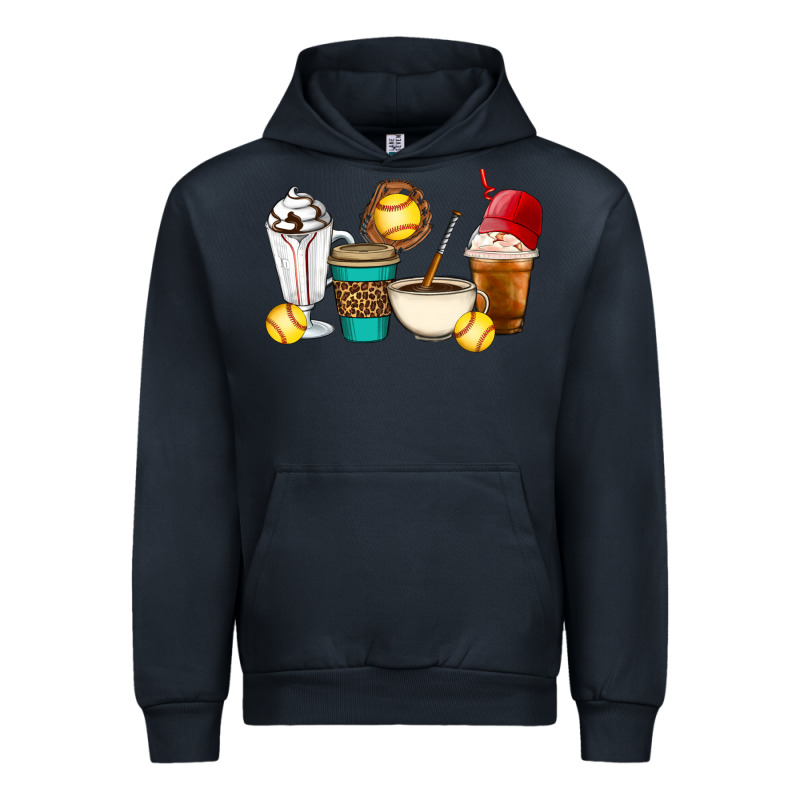 Softball Coffee Cups Urban Hoodie by Artiststas | Teevron