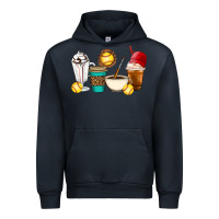 Navy Softball coffee cups Urban Hoodie - Artiststas