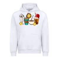 White Softball coffee cups Urban Hoodie - Artiststas