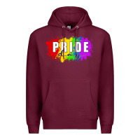 Burgundy Pride Day Premium Hoodie - FaDigitalArtStudio
