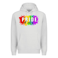 Dove Grey Pride Day Premium Hoodie - FaDigitalArtStudio