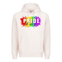 Pale Pink Pride Day Premium Hoodie - FaDigitalArtStudio
