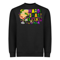Black mardi gras drinking team margaritas Heavyweight Sweatshirt - CowGirlArtShop