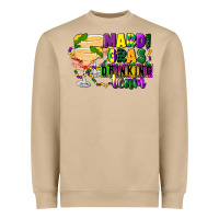 Mardi Gras Drinking Team Margaritas Heavyweight Sweatshirt | Teevron