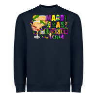 Navy mardi gras drinking team margaritas Heavyweight Sweatshirt - CowGirlArtShop