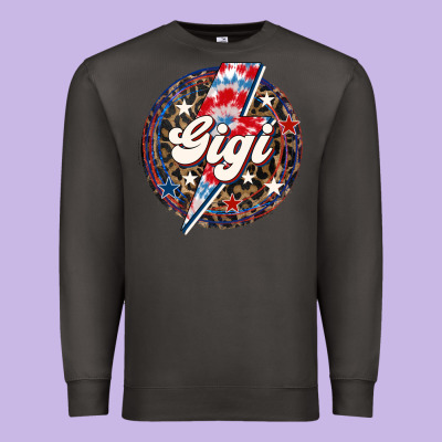Western Gigi Patriotic 4th Of July Premium Sweatshirt Designed By Lillyallendesigns