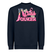 Navy crush cancer Heavyweight Sweatshirt - CowGirlArtShop