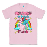 Bubblegum Pink unicorns are born in march Classic Tee - Jasminsmagicworld
