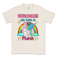 Natural unicorns are born in march Classic Tee - Jasminsmagicworld