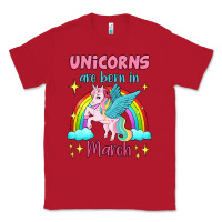 Red unicorns are born in march Classic Tee - Jasminsmagicworld