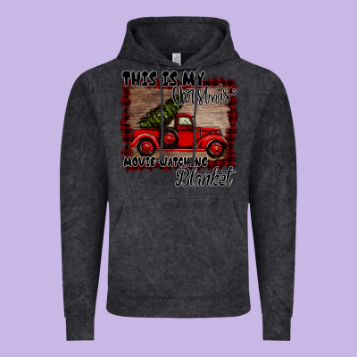 Christmas Movie Watching Blanket Vintage Hoodie Designed By Bettercallsaul