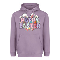Lavender happy easter Heavyweight Hoodie - LillyAllenDesigns