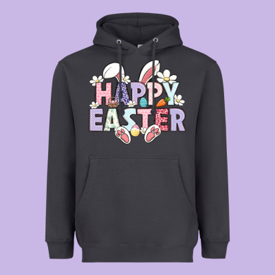 Happy Easter Heavyweight Hoodie Designed By Lillyallendesigns