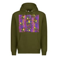 Army Green mardi gras fleur de lis Premium Hoodie - RanaPortraitStore