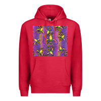 Cardinal mardi gras fleur de lis Premium Hoodie - RanaPortraitStore