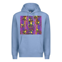 Colony Blue mardi gras fleur de lis Premium Hoodie - RanaPortraitStore