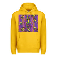 Lemon mardi gras fleur de lis Premium Hoodie - RanaPortraitStore
