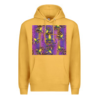 Mustard mardi gras fleur de lis Premium Hoodie - RanaPortraitStore