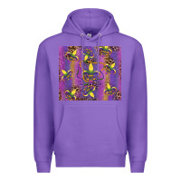 Purple mardi gras fleur de lis Premium Hoodie - RanaPortraitStore