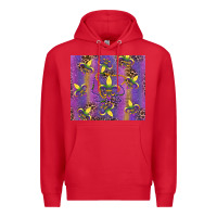 Red mardi gras fleur de lis Premium Hoodie - RanaPortraitStore