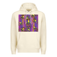 Sandshell mardi gras fleur de lis Premium Hoodie - RanaPortraitStore