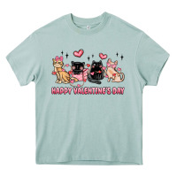 Arona happy valentines day cats Heavy Core Tee - MaliasSmallBusiness