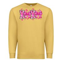 Antique Gold XOXO Valentines Premium Sweatshirt - CowhideDigitalArt