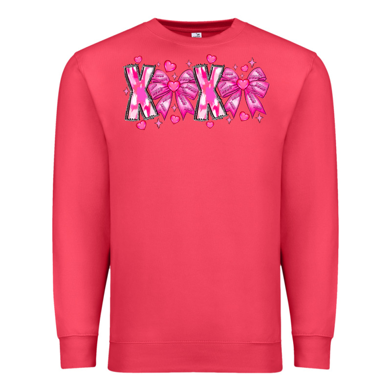 Xoxo Valentines Premium Sweatshirt by CowhideDigitalArt | Teevron