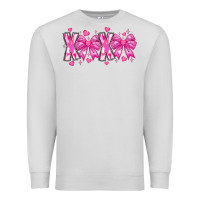 Dove Grey XOXO Valentines Premium Sweatshirt - CowhideDigitalArt