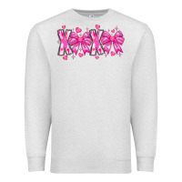 Oatmeal Heather XOXO Valentines Premium Sweatshirt - CowhideDigitalArt
