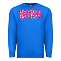 True Royal XOXO Valentines Premium Sweatshirt - CowhideDigitalArt