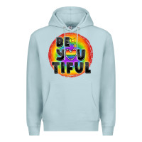 Blue Mist Be you tiful pride Premium Hoodie - FaDigitalArtStudio