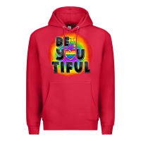Cardinal Be you tiful pride Premium Hoodie - FaDigitalArtStudio