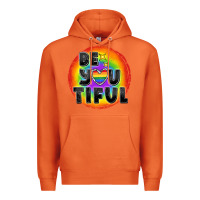 Carrot Be you tiful pride Premium Hoodie - FaDigitalArtStudio