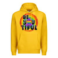 Lemon Be you tiful pride Premium Hoodie - FaDigitalArtStudio