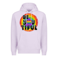 Lilac Be you tiful pride Premium Hoodie - FaDigitalArtStudio