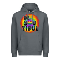Rock Be you tiful pride Premium Hoodie - FaDigitalArtStudio