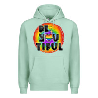 Seafoam Be you tiful pride Premium Hoodie - FaDigitalArtStudio