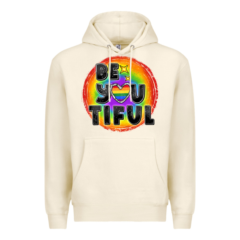 Be You Tiful Pride Premium Hoodie by FaDigitalArtStudio | Teevron