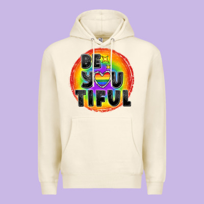 Be You Tiful Pride Premium Hoodie Designed By Fadigitalartstudio