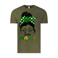 Vintage Olive Lucky Mama Vintage Tee - Bettercallsaul