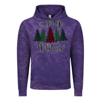 Cloud Purple Merry Christmas Trees Vintage Hoodie - Bettercallsaul