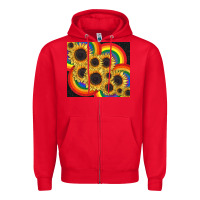 Pride Sunflower Tumbler Zipper Hoodie | Teevron