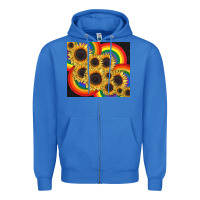 True Royal Pride sunflower tumbler Zipper Hoodie - FaDigitalArtStudio