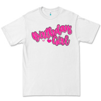 White birthday girl Premium Tee - MaliasSmallBusiness