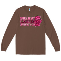 Chestnut Breast Cancer Survivor Long Sleeve Tee - texasbilliewilder