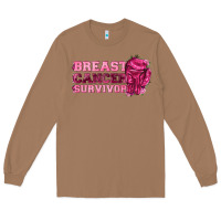 Toasted Coconut Breast Cancer Survivor Long Sleeve Tee - texasbilliewilder
