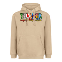 Mushroom Teacher Cryons Kids Caffeine Heavyweight Hoodie - CowhideDigitalArt